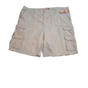Lee Men's Cargo Shorts - Tan Size 44"